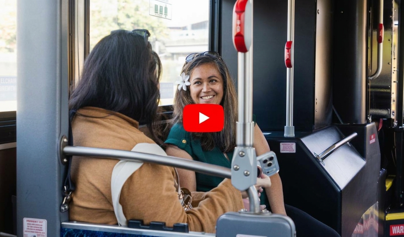 Image of Youtube video for working professionals on the bus